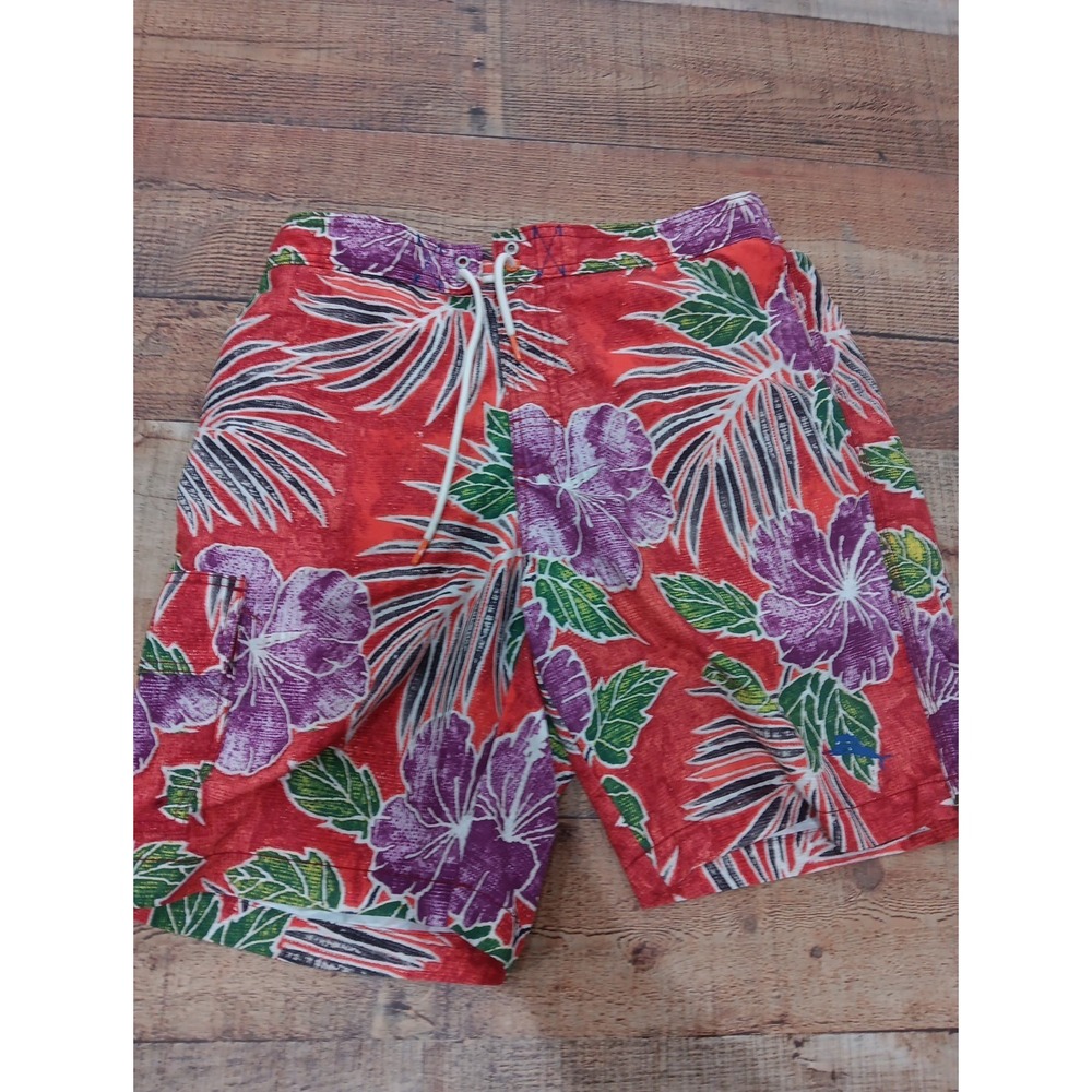 Tommy Bahama Men's Swim Trunks Shorts Floral Tropical Relax Sz M 2560